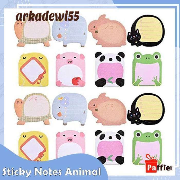 

Sticky Notes Lucu Motif Kartun Animal Office Stationery Kertas