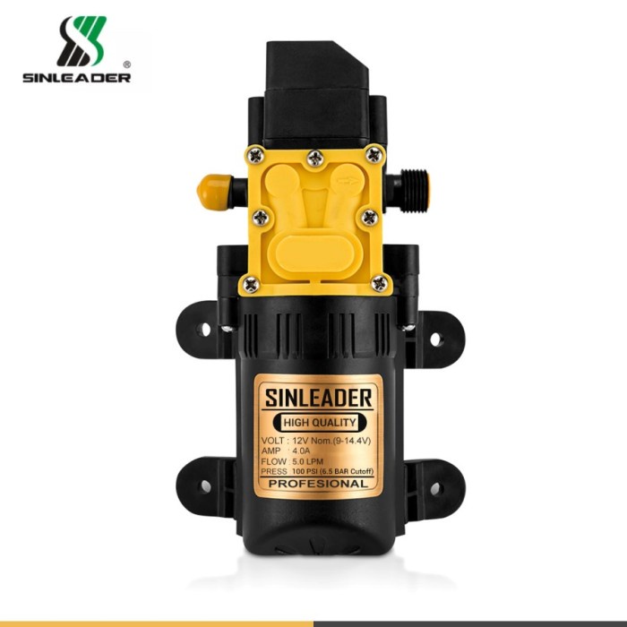 Pompa air DC 12V Sinleader MTR 4949 High quality sudah otomatis
