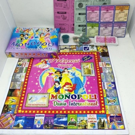 Terpopuler TERLARIS Mainan Monopoli Internasional Cewe / Monopoli Mancanegara Karakter Perempuan / M