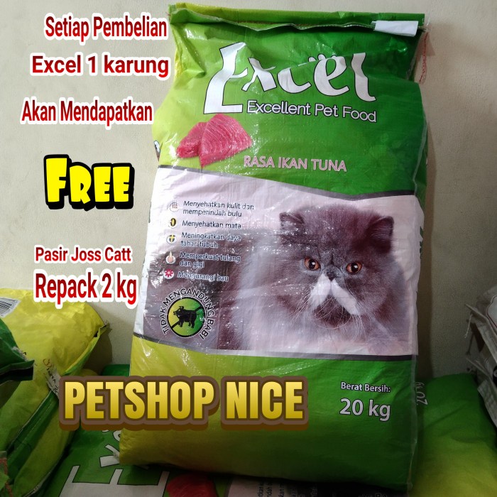 

Makanan Kucing Excel Tuna 20Kg - Promo Price