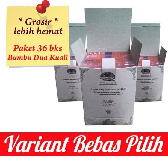 

Paket Bumbu Dua Kuali 36pcs - varian rasa bebas pilih 3kg Best Seller