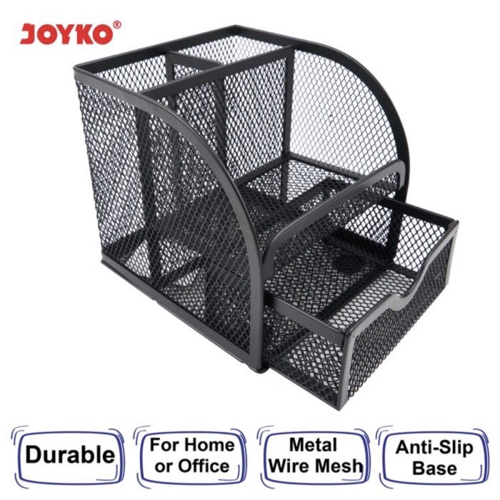 

Aurealiamall Desk Set/ Pen Holder/ Tempat Alat Tulis Jaring Joyko Ds-18