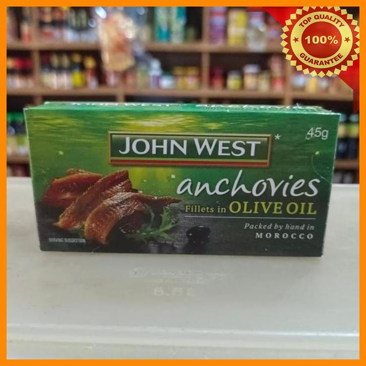 

(SUHA) JOHN WEST ANCHOVIES FILLET IN OLIVE OIL 45GR