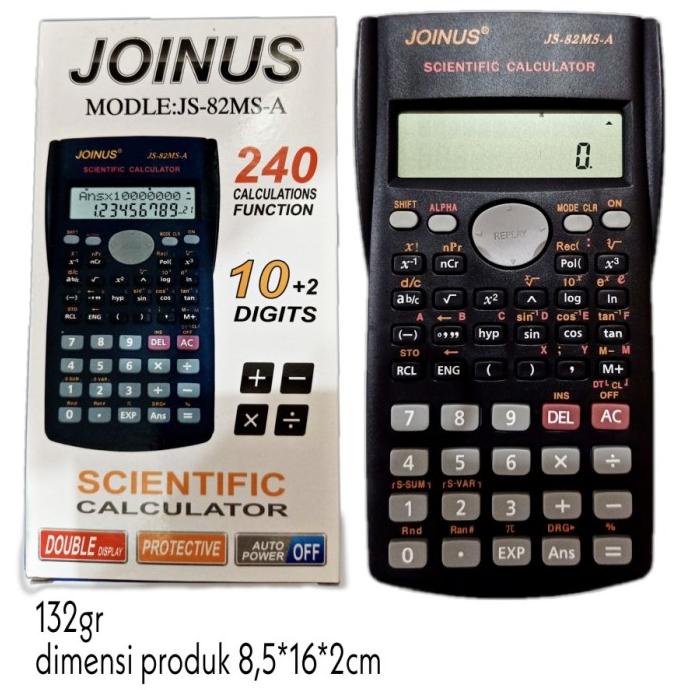 

KALKULATOR SCIENTIFIC JOINUS 82MS-A