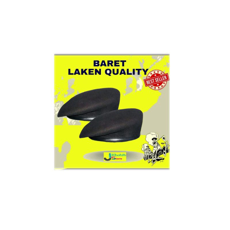 Topi baret Pramuka laken super /topi baret Pramuka laki laki