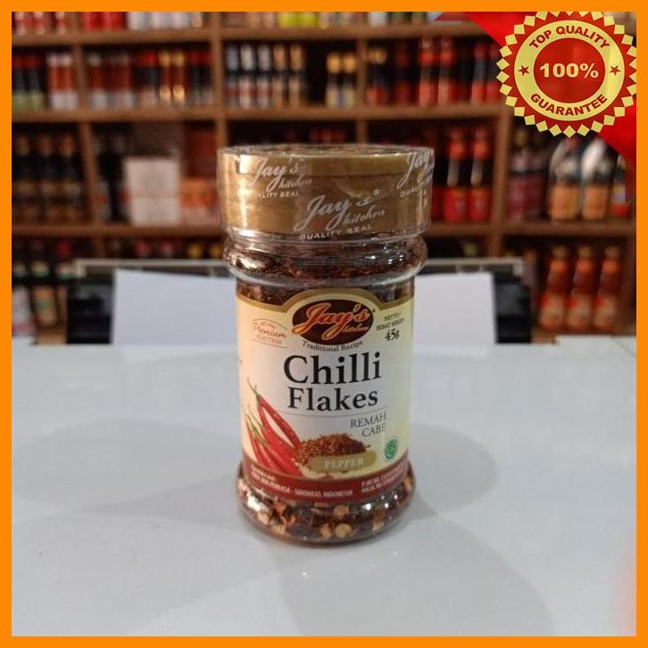 

(SUHA) JAY'S PEPPER CHILLI FLAKES/ REMAH CABE 45GR