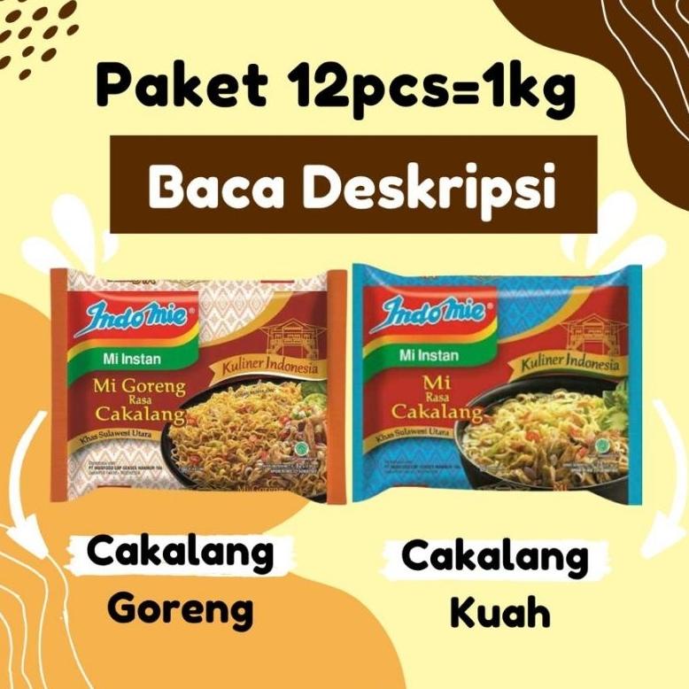 

12pcs Indomie cakalang mie cakalang manado Best Seller