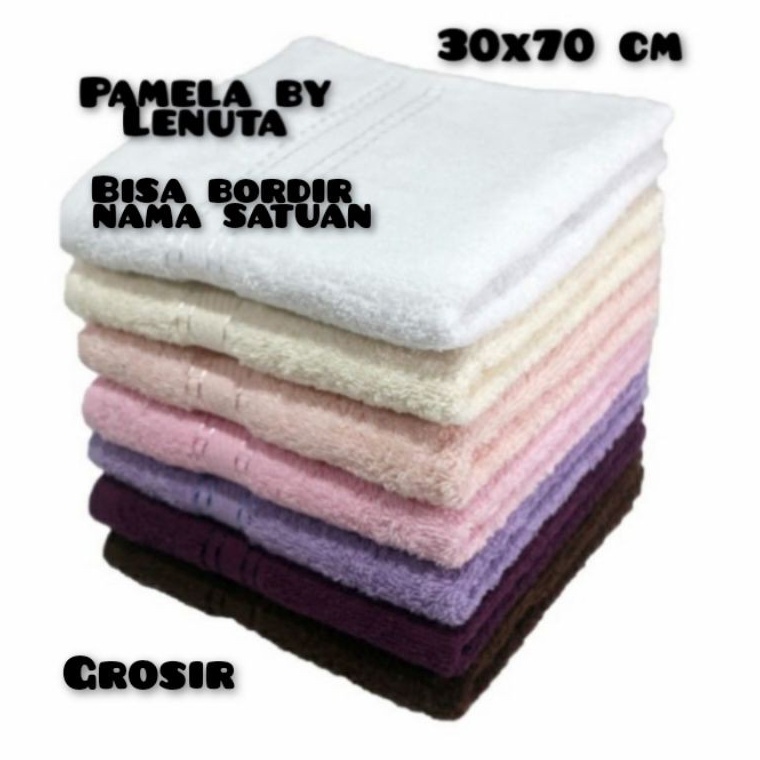 [ZGG] Handuk Kecil Olahraga / Handuk Leher /Handuk Souvenir 30x70 Pamela by Lenuta Murah Banget ̿̿̿