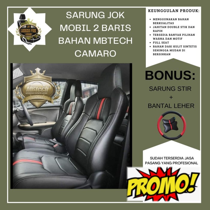 Terlaris Sarung Jok Brio Rs Brio Satya Bahan Mbtech Camaro Kwalitas Terbaik