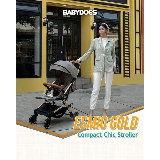 Stroller Stroller Babydoes Esmio Gold
