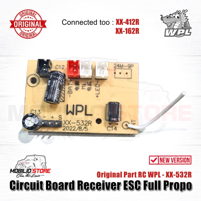 Original Part - Circuit Board Receiver ESC Full Propo RC WPL