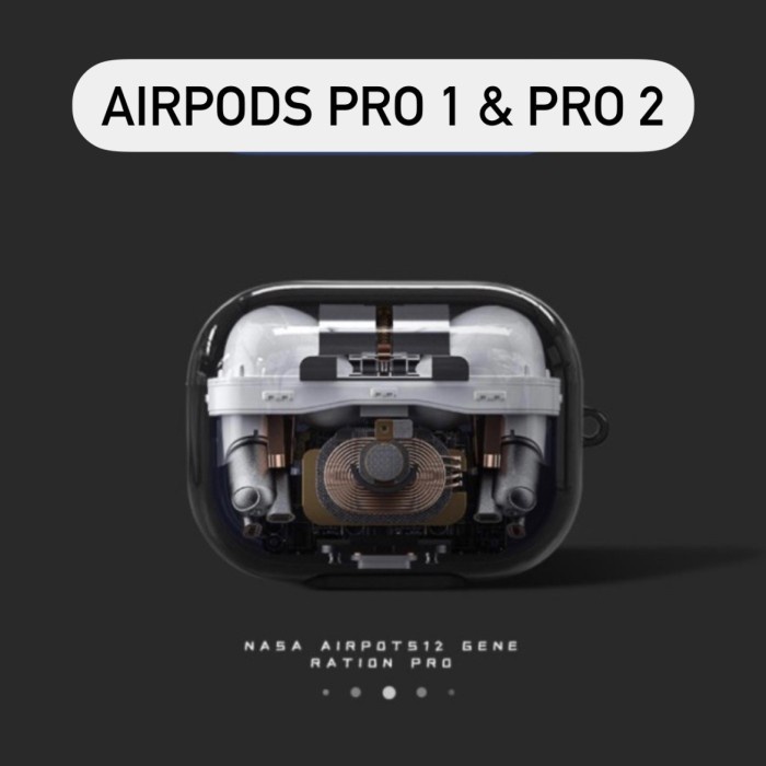 AIRPODS PRO MECHANICAL MACHINE TRANSPARENT SILICONE CASE AIRPODS PRO