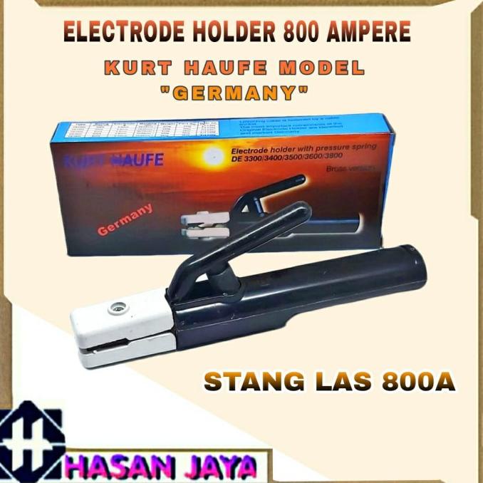 =====] stang las listrik kuningan 800a holder "kurt haufe" model germany