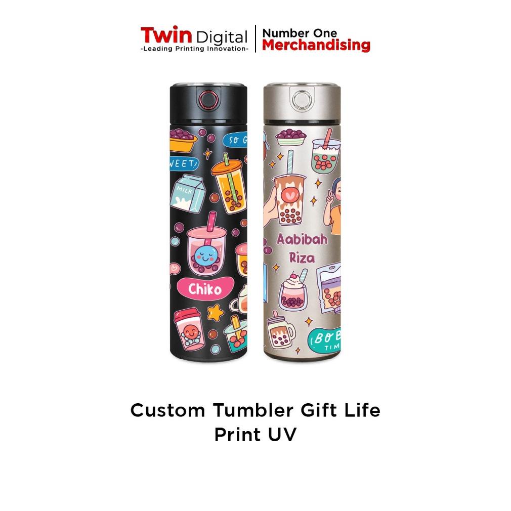 

Twindigital Tumbler Termos Stainless 500ml Botol Minum Custom Print - Gift Life Print Best Seller