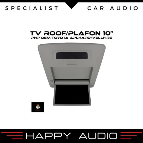 Terlaris Enigma Tv Roof Plafon Pnp Oem 10" Mobil Toyota Alphard Vellfire Ori