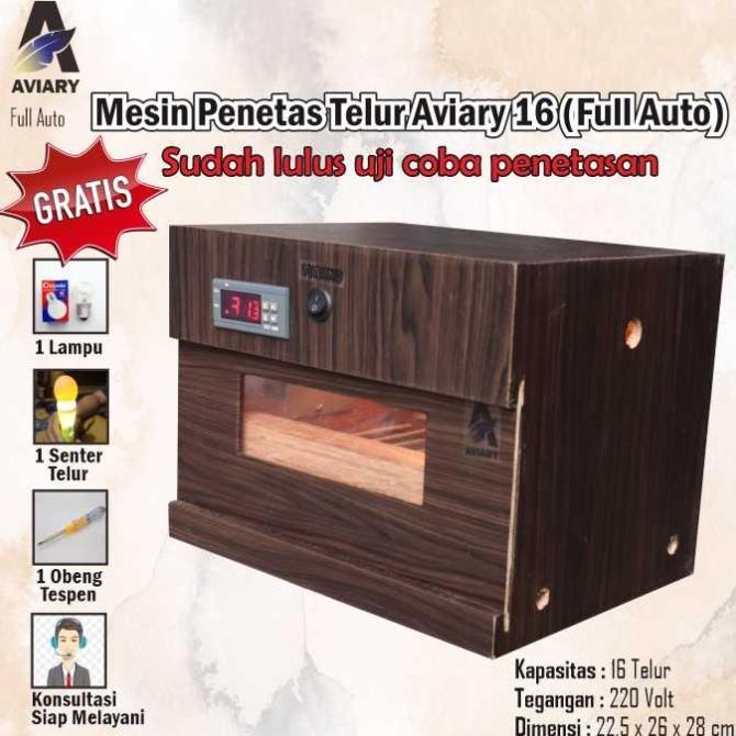 Cod  Mesin Penetas Telur Full Otomatis Kapasitas 12 Telur Packing