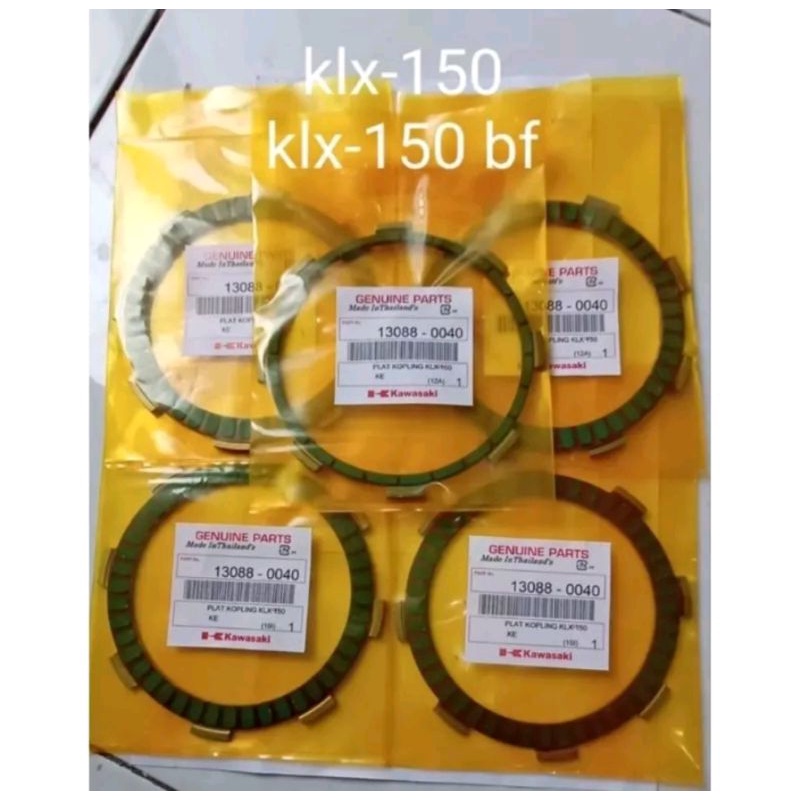 PLAT KOPLING KLX150 KAMPAS PLAT KOPLING KAWASAKI KLX 150 BF ORI THAILAND