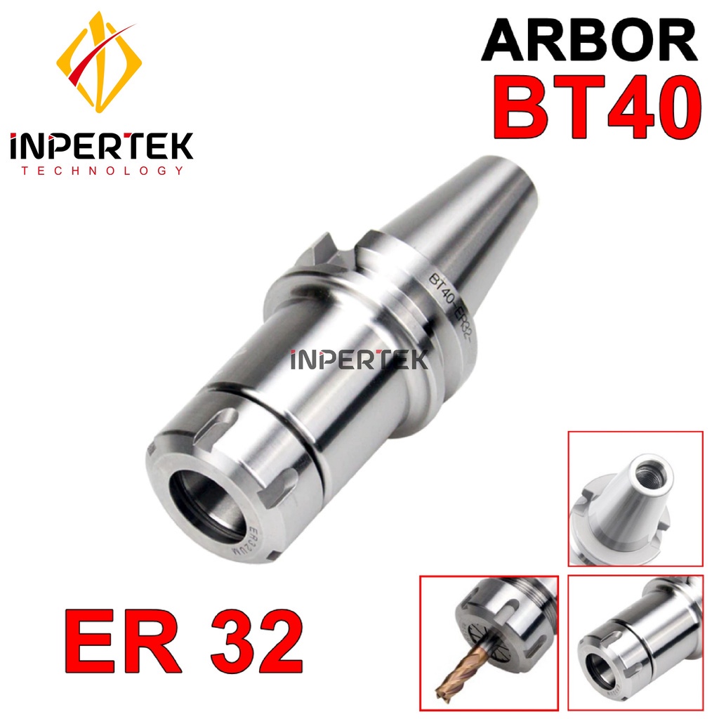 Arbor BT40 ER32 100 Collet Chuck ER 32 Arbor Miling CNC BT 40 Tool