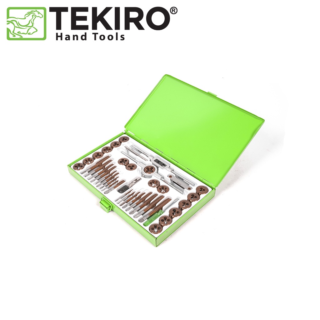 TEKIRO TAP AND DIES SET 40PCS - Hand Tap Tekiro Snei Set Dies Tekiro