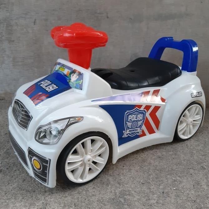 Mainan Mobil Polisi Tunggang Dorong Murah Edukasi Motor Anak Edukatif