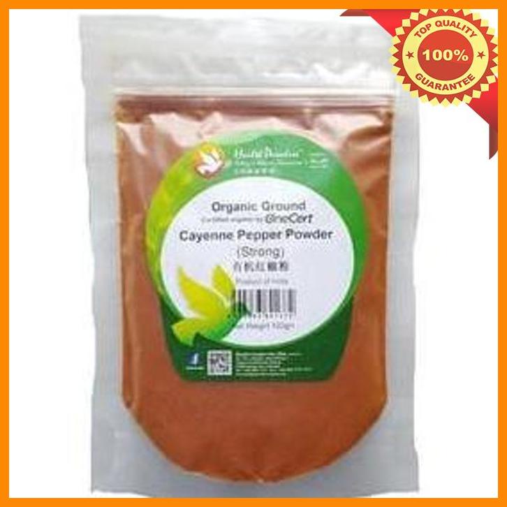 (KSKS) ORGANIC GROUND CAYENNE PEPPER POWDER (STRONG) 100 G