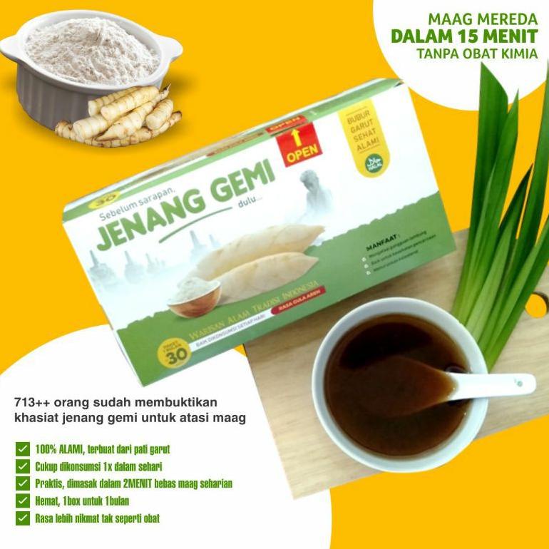 

Jenang Gemi Umbi Garut isi 30 Pcs Atasi Maag dan Asam Lambung Best Seller