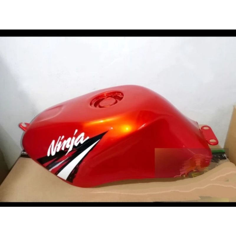 Tengki Tangki Bensin Stiker Striping 2015 Orange Ninja Rr 150 New Original