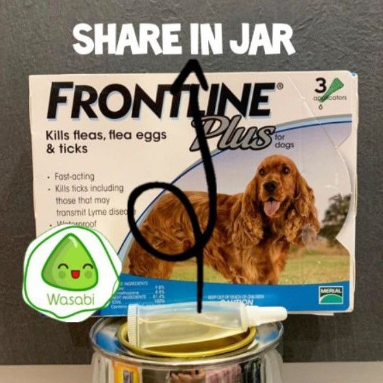 REPACK Frontline Plus Medium Dog Obat kutu anjing 10kg - 20kg