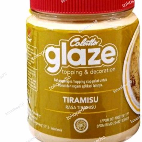 

;&;&;&;&] Topping rasa tiramisu Colatta glaze tiramisu 250g