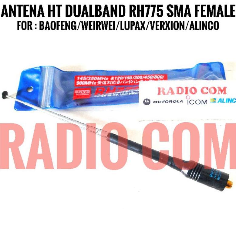 Laris Antena Ht Weirwei Dualband / Antena Ht Baofeng Dualband / Antena Ht Lupax Dualband Diamond Rh 775