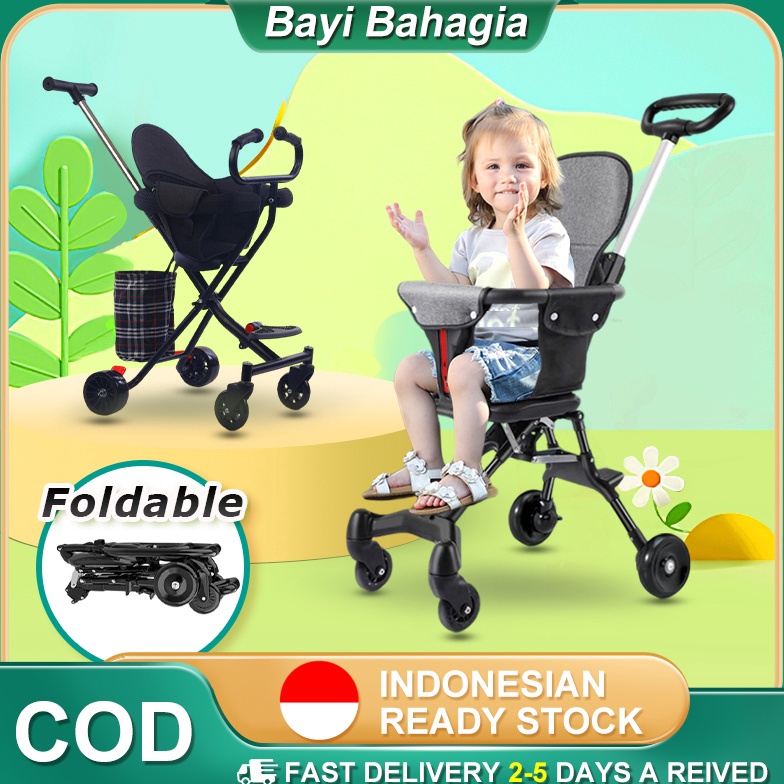 KK39 Bayi Bahagia Magic Stroller Baby Lipat/Stroler Bayi Lipat With Seat Belt/Stroller Bayi Lipat/St