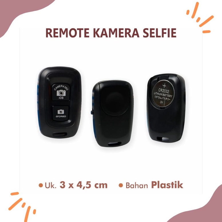 Cuci Gudang REMOTE BLUETOOTH KAMERA HP / REMOT SELFIE BLUETOOTH / BLUETOOTH REMOTE SHUTTER KAMERA 96