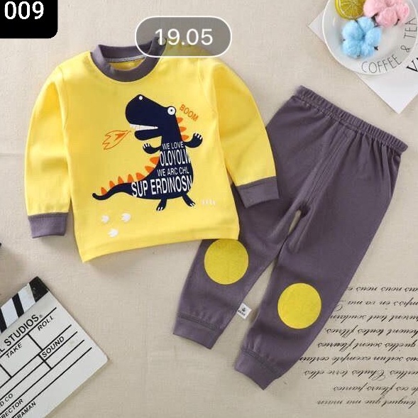 dealshop BAJU TIDUR ANAK LENGAN PANJANG UNTUK 1-10 TAHUN/STELAN ANAK LAKI LAKI/STELAN ANAK PEREMPUAN