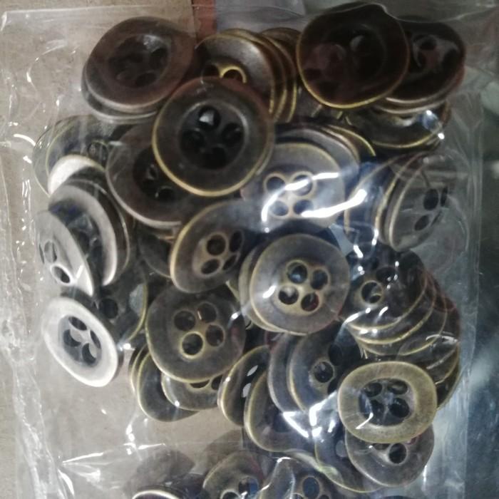 Terlaris Kancing Baju Lobang 4 Besi