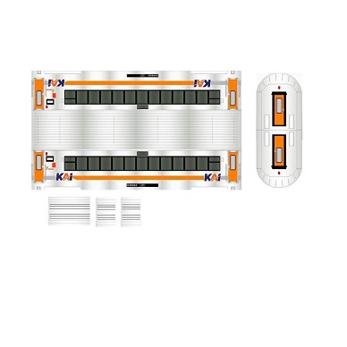 DIY Papercraft Gerbong Stainless Steel KAI untuk Mengubah Railking
