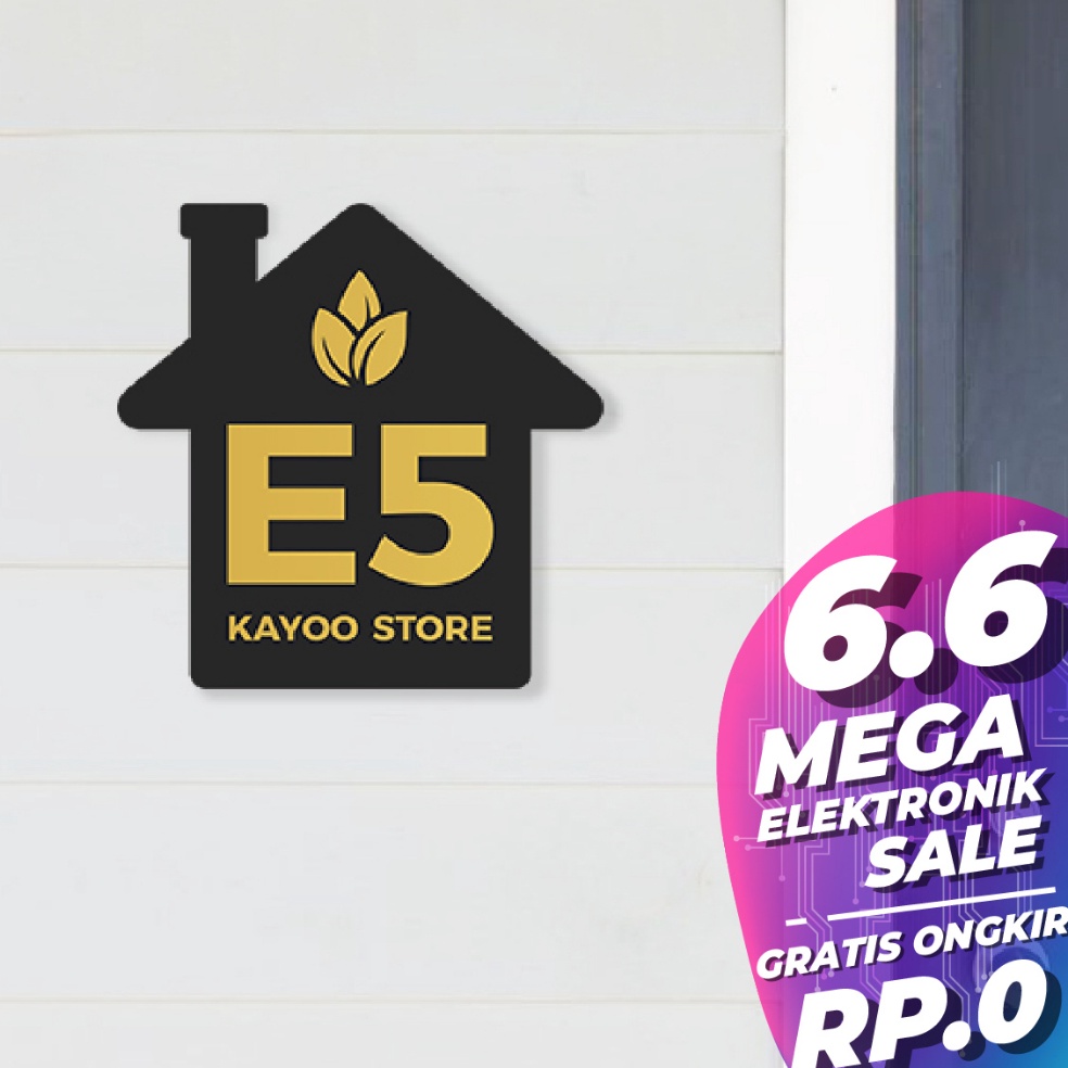 

95 NOMOR RUMAH ACRYLIC MURAH - UKURAN 15 CM X 15 CM (TAHAN SEGALA CUACA) ❋Laris