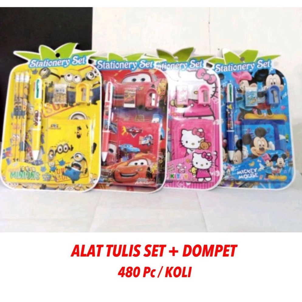 

R8ZHR [300gr] T626 | Alat Tulis Sekolah Anak + Dompet Stationery , Set Alat tulis 7133
