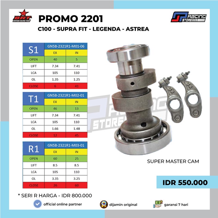 Terlaris Noken As Brt Honda Grand / C100 / Astrea