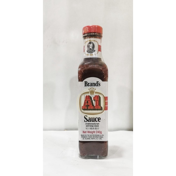 

{{{{}}] BRAND'S A1 SAUCE 240G/BRANDS STEAK/BROWN SAUCE/BUMBU DAGING BARBECUE