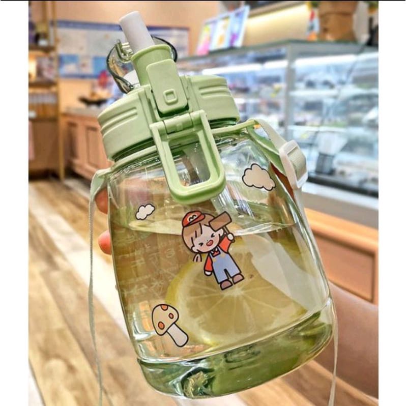 Botol Minum Bpa Free Infused Water Original Lucu Best Seller Grosir W5M6 Gemoy Terbaru Berkualitas T