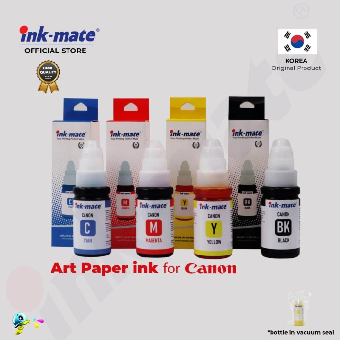 

Terlaris Tinta Art Paper For Canon Inkmate 100Ml