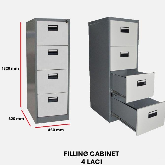 

Filling Cabinet 4 Laci Filling Cabinet Besi 4 Susun Lemari Cabinet ---NEW READY---