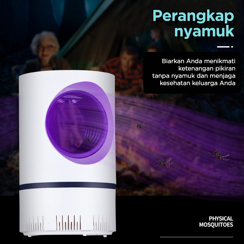 Holiven Perangkap Penangkap Pembunuh Nyamuk Mosquito Killer Lamp 16.4 cm