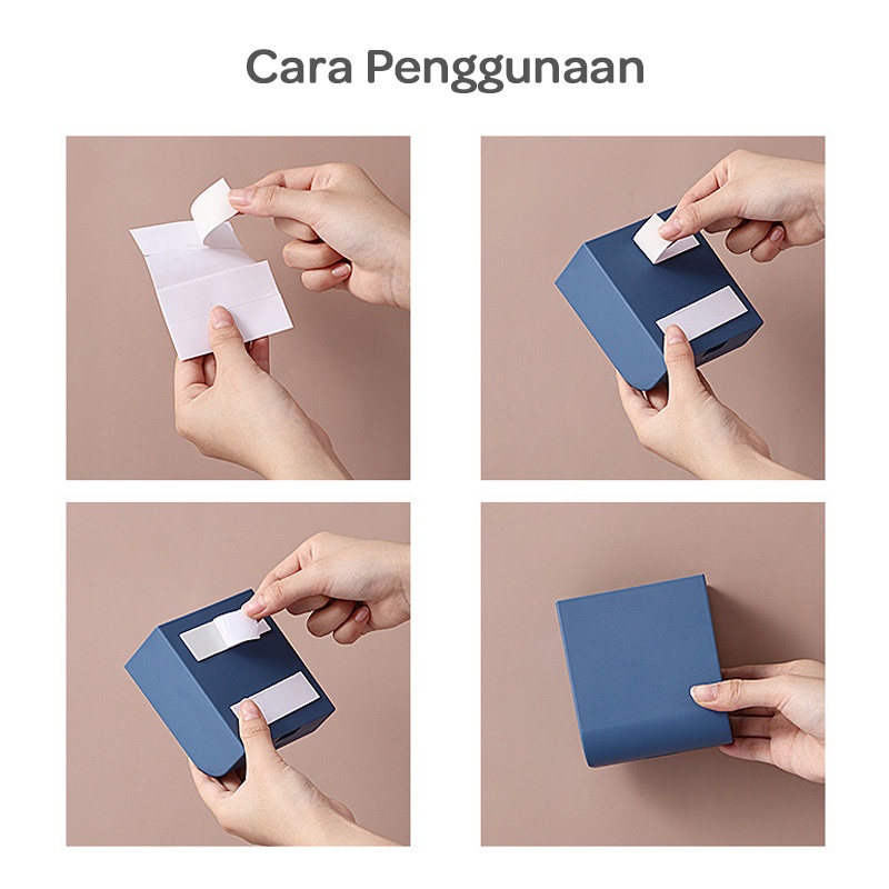 Holiven Tempat Penyimpanan Remote Gantung / Remote Holder Tanpa Paku Ditempel Di Dinding ABS