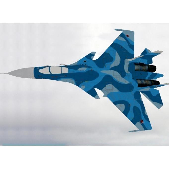 DIY MINIATUR PAPERCRAFT PESAWAT TEMPUR SUKHOI SU-33