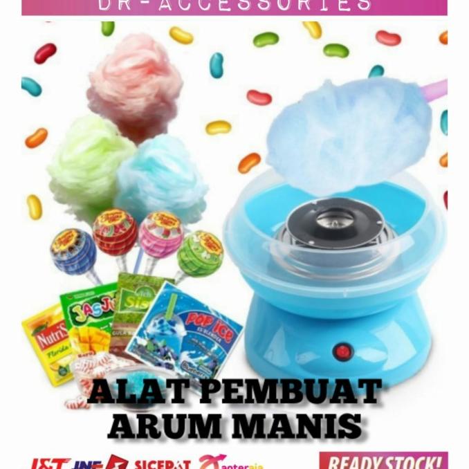 Mesin Gulali Kapas Cotton Candy Maker Machine Alat Pembuat Arum Manis