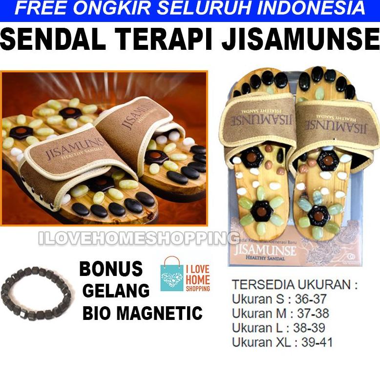 Laris Jisamunse Sandal Original - Jeido Power Sandal - Sandal Kesehatan Batu Gwisamunsok