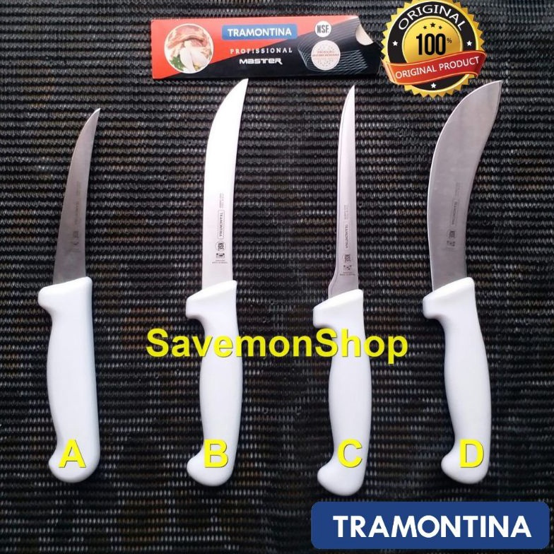 (Z☛OE♥) [Terlaris] Pisau Tramontina Boning Original Brazil Pisau Tulang Kulit Daging Potong Sembelih