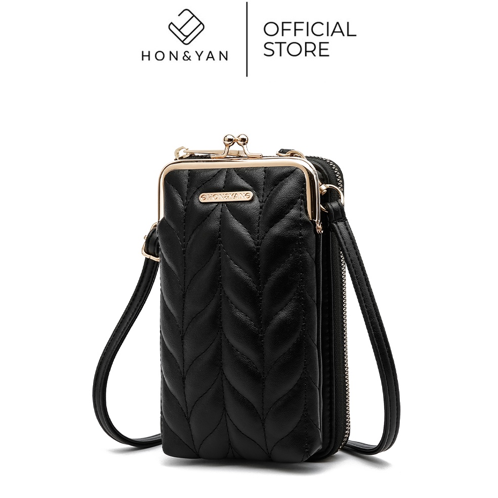 MURAH [HONYAN] Tas Selempang HP Wanita Import Slingbag Bahu Shoulder Bag Kekinian Original Branded -