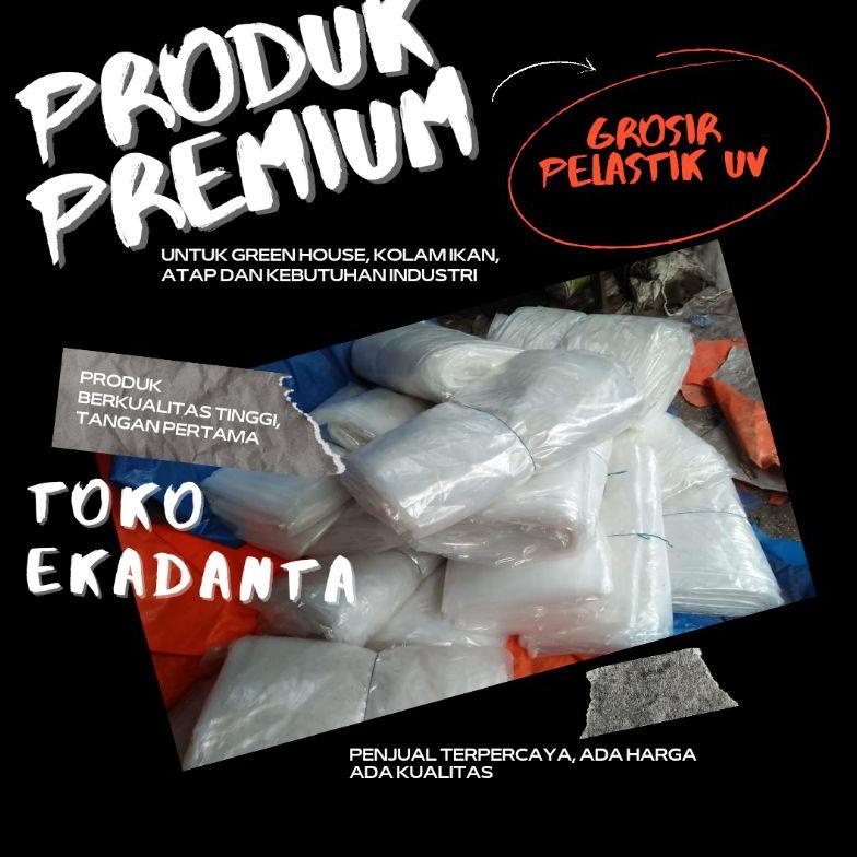 Promo Plastik Pelastik Uv Green House Tebal 200 Micron Ukuran 7X8 Meter Tanpa Sambungan